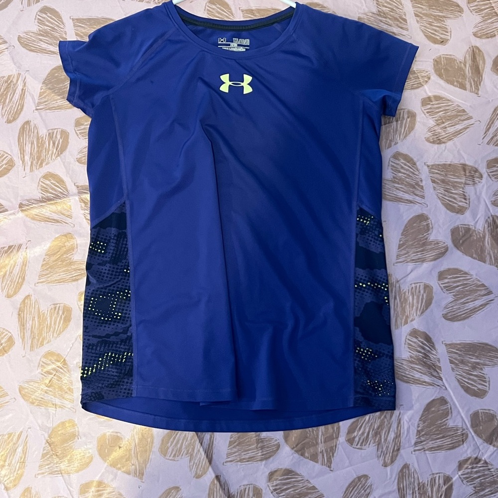 Under Armour Purple/Blue T Youth XL used